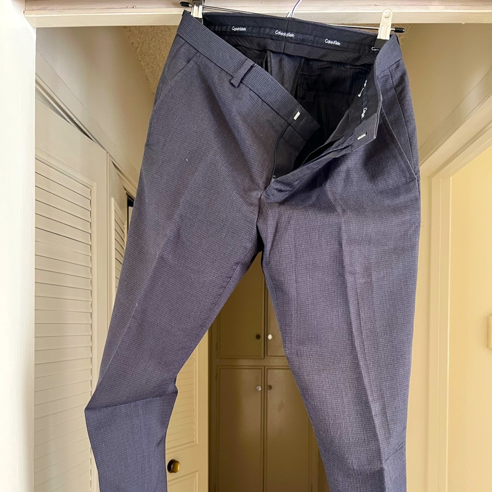 Calvin Klein Slim Straight Trousers